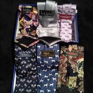 Alynn,Nicole Miller, Southern Proper, Tabasco  SilkTies